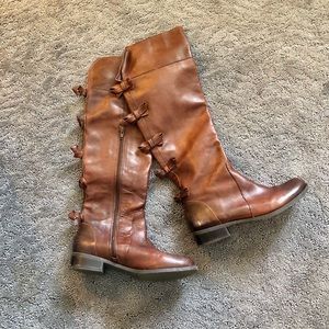GIANNI BINI tall leather boots